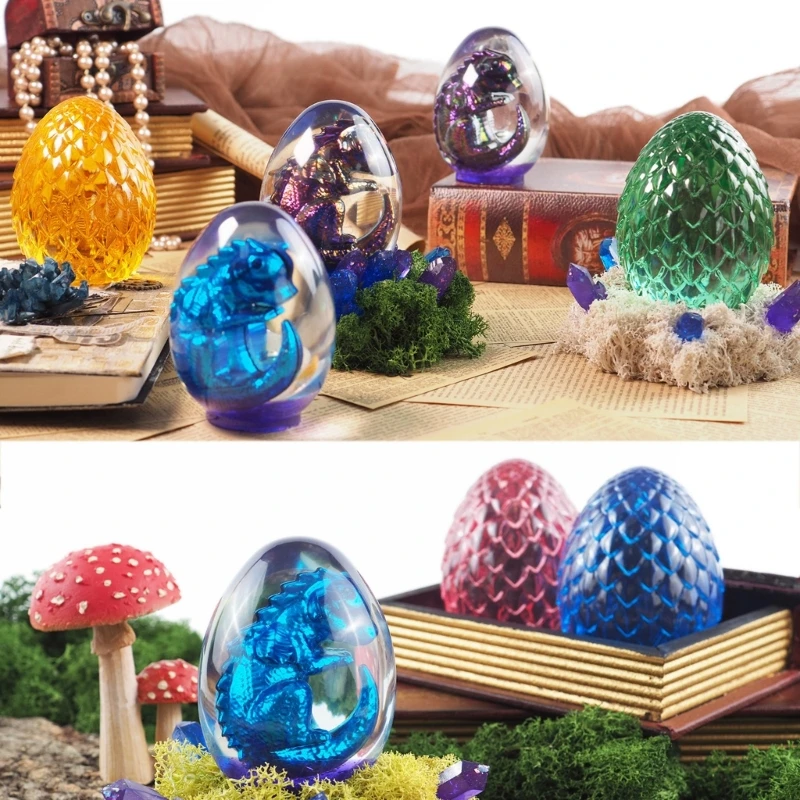 

Силиконовая форма Crystal Sca led Dragon Egg с питанием от USB