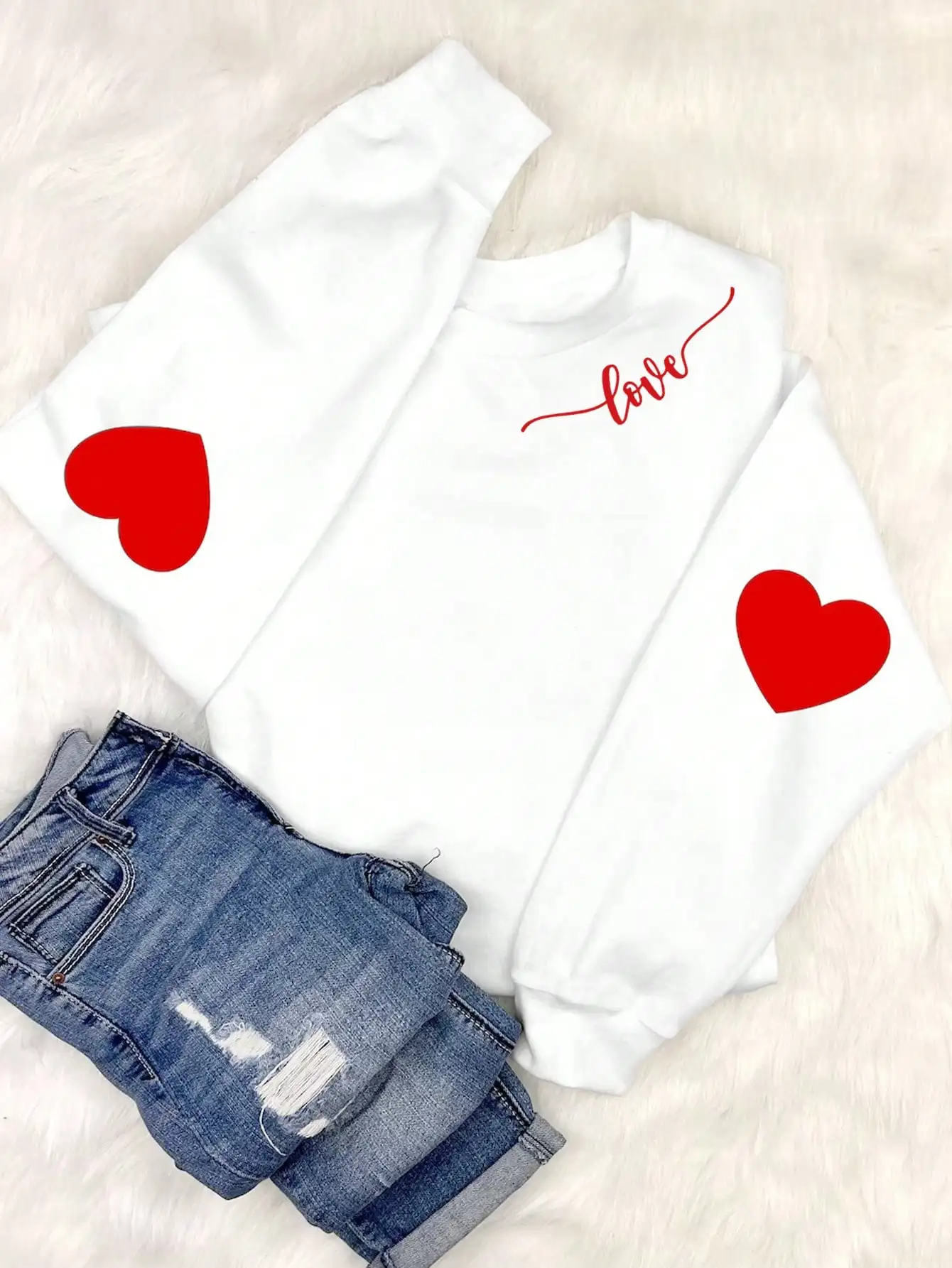 Женский свободный пуловер с круглым вырезом повседневный длинным рукавом и