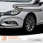 Opel Astra K хромированная противотуманная светильник РА рамка обод 2015-2019 автомобильные аксессуары из нержавеющей стали автомобильные инструменты наклейки Серебристые