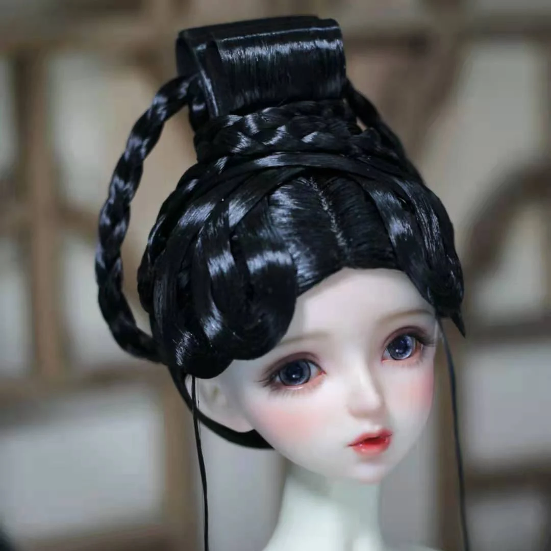 

customize 1/3 Scale BJD Wigs Ancient Hanfu Retro Hairstyle Hair Fairy Wig For SD13 Big Girl SSDF Doll Accessories A1439