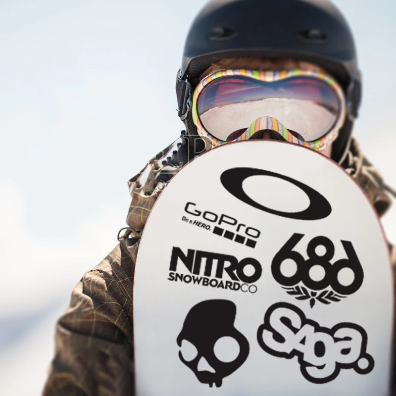 Наклейки с гравировкой цвет белый/черный