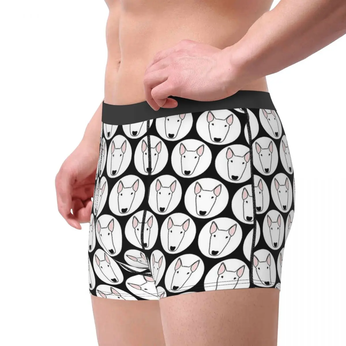 Bull Terrier Dog Bubble Мужское нижнее белье боксеры шорты трусы Новинка Мягкие для мужчин