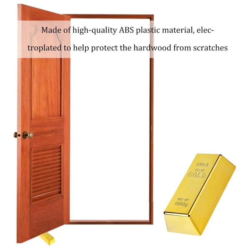 

Имитация золотой кирпичной двери стопор творческие двери стоп-орнамент подарок на Новый год фестиваль вечерние декорация принадлежности