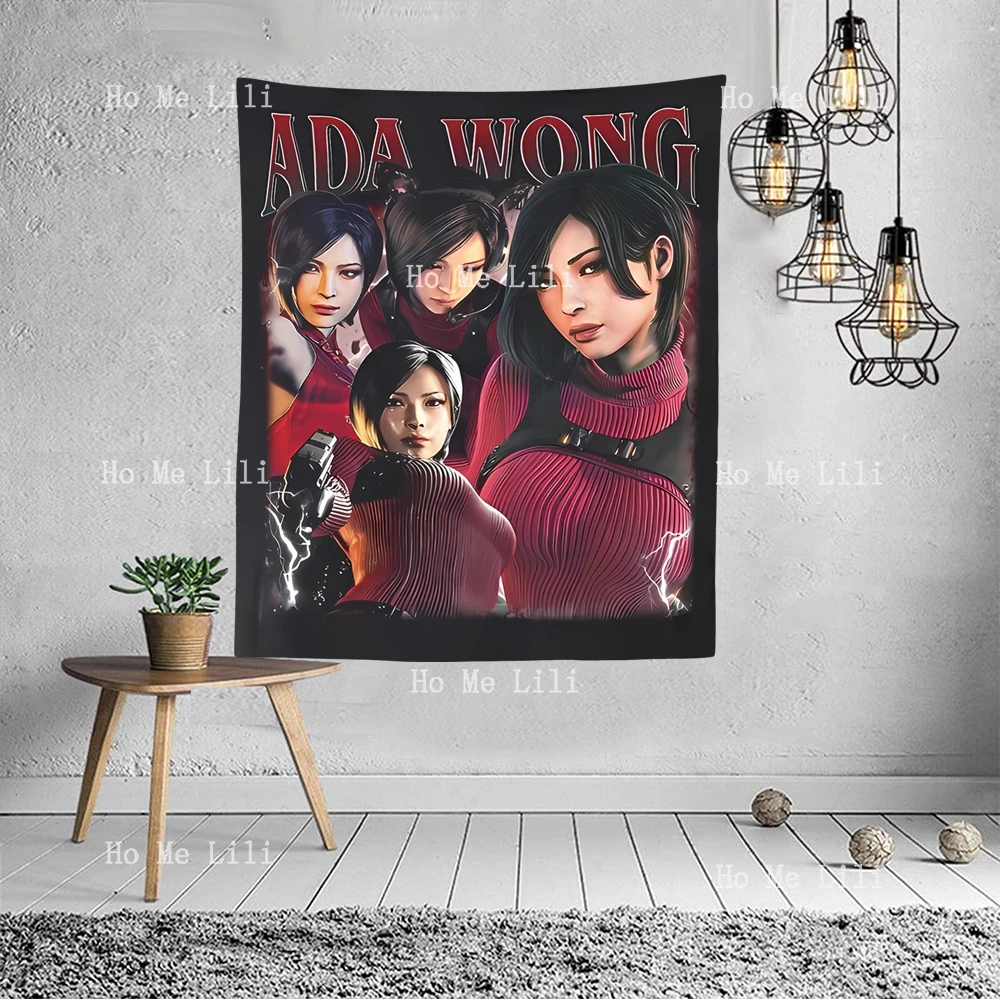 Ada Wong Vintage Homage графический настенный эстетический гобелен для спальни гостиной