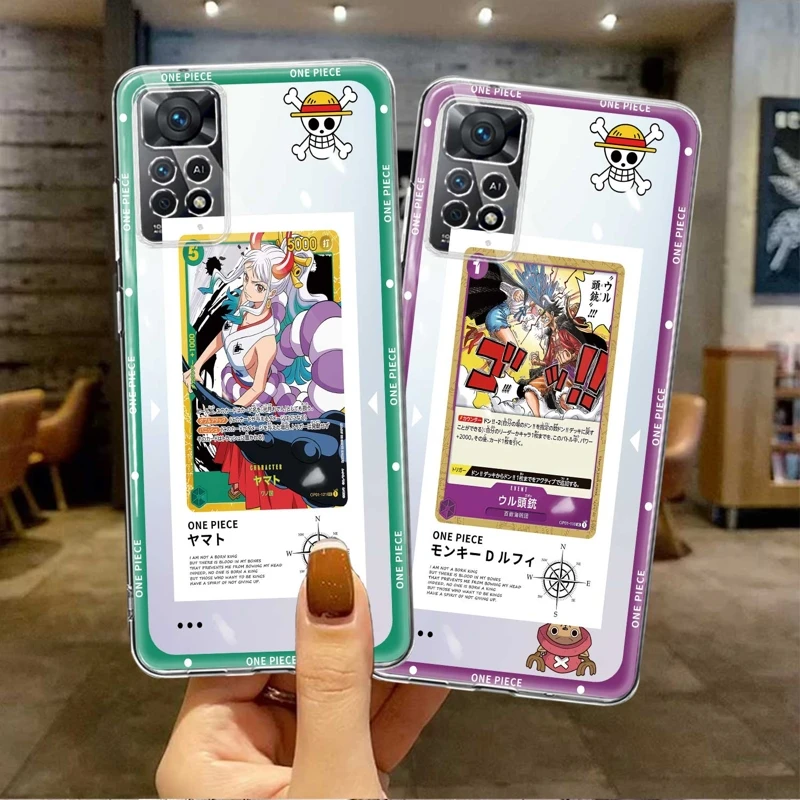 

One Piece Card Designs Art Capa For Xiaomi Redmi 10C 9 9A 9C 12C 9T K40 Pro Redmi9 Case