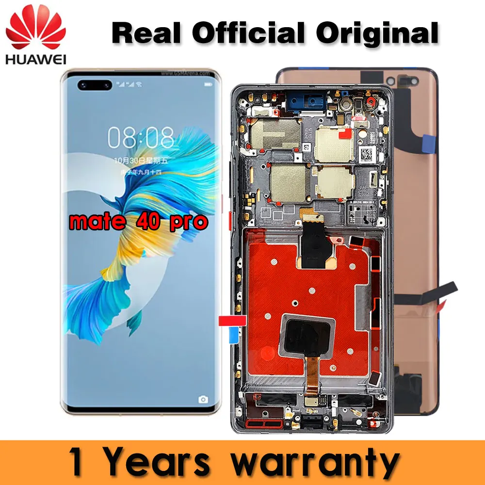 Original Screen Huawei Nova 8 Pro BRQ-AN00 lcd Nova 8 Display Touch Panel Digitizer with frame Assembly Repair parts Replacement