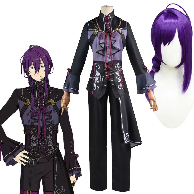 

Ensemble Stars 2 Distorted Heart Ayase Mayoi Cosplay Costume Wig Boots Shoes Uniform Christmas Carnival Costume For Women Men