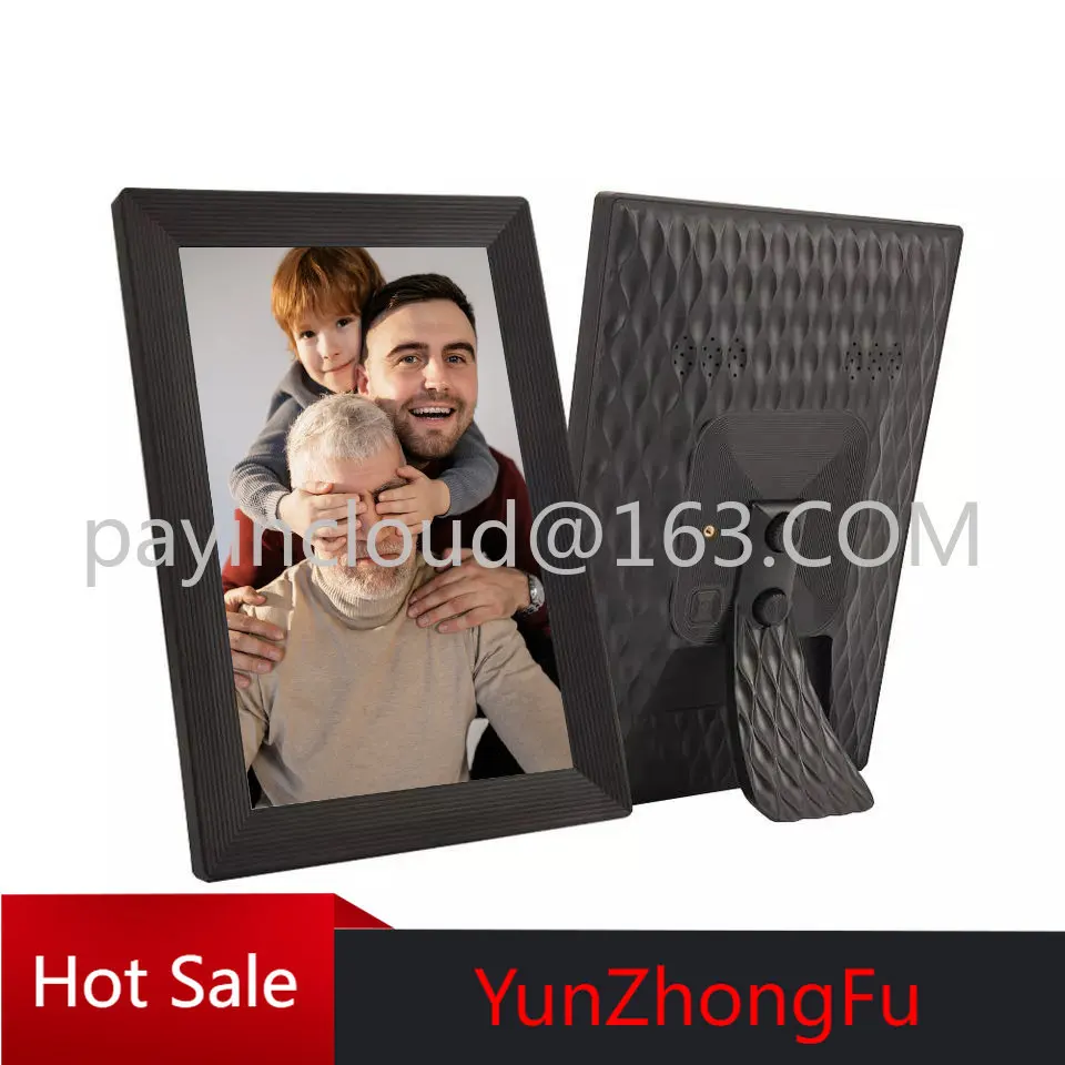 

WiFi Digital Picture Frame 10 Inch 16GB Photo Frame with IPS Touch Screen Share Videos Via APP