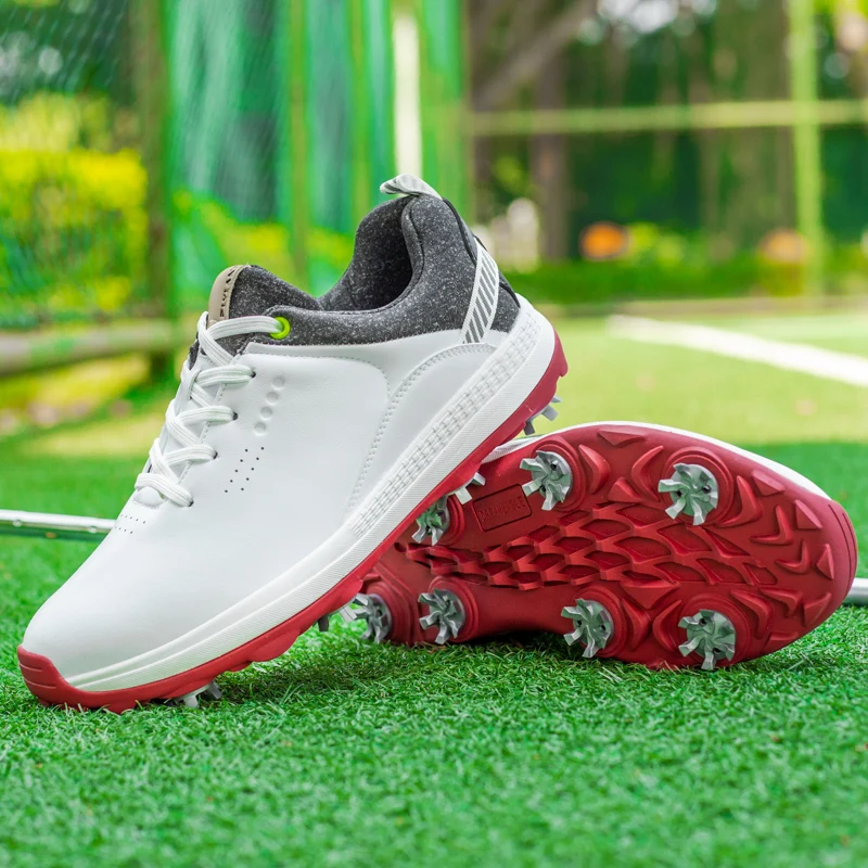 Lersure Brand Professional Men's Golf Shoes Non-slip and Waterproof Training Sneakers Male Spikeless Golf Shoes Golf Shoes Men