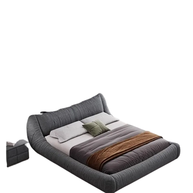 Изголовье двуспальной кровати Европейский дизайнерский пол Полноразмерная