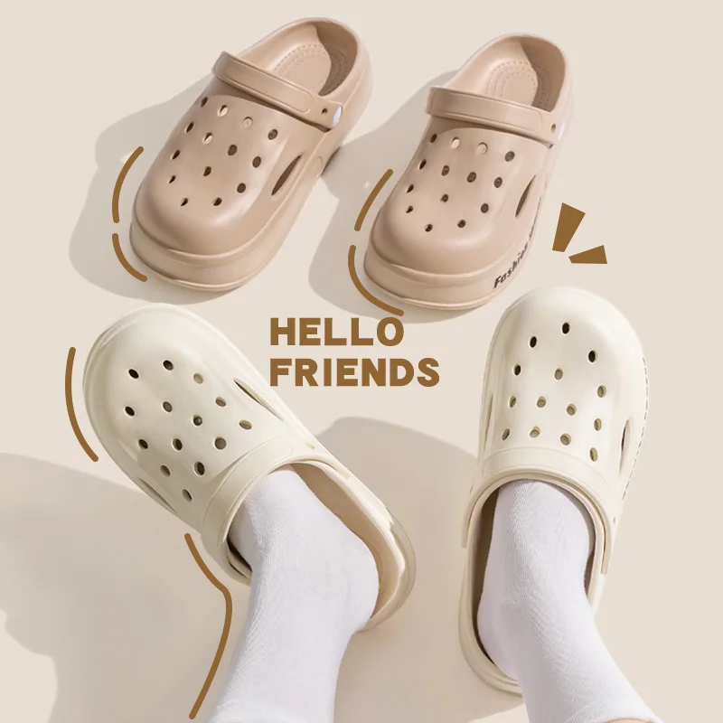 Сандалии Dongdong женские нескользящие пляжные тапочки для спорта и отдыха летняя