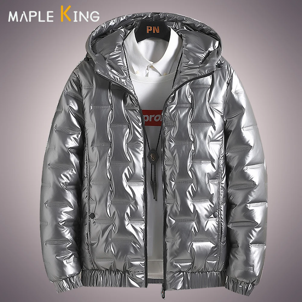 Мужская зимняя куртка на молнии с хлопковой подкладкой