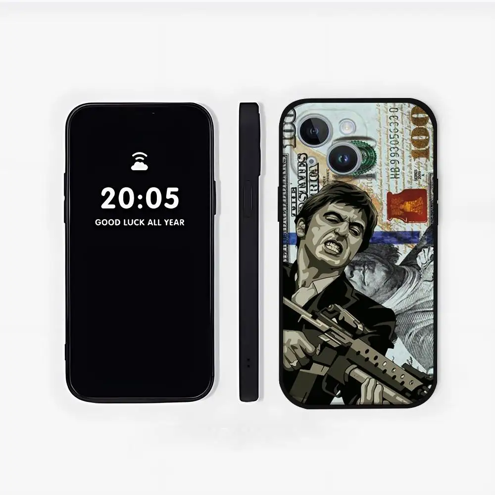 Фото Чехол для телефона Coll-S-scarface-1983-Pacino-S-Movie Nueva Armadura Parachoques A Prueba De Golpes для iPhone 11 12 13 14 №2