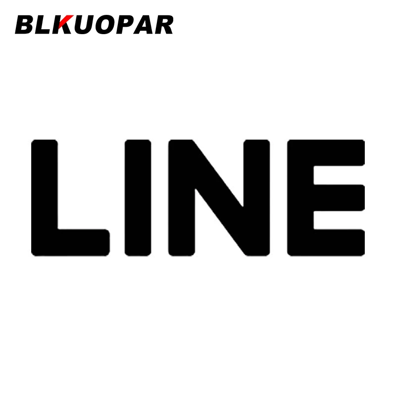 

BLKUOPAR линия наклейки для автомобиля искусство простые виниловые устойчивые к царапинам наклейки креативные доски для серфинга лобовое стек...