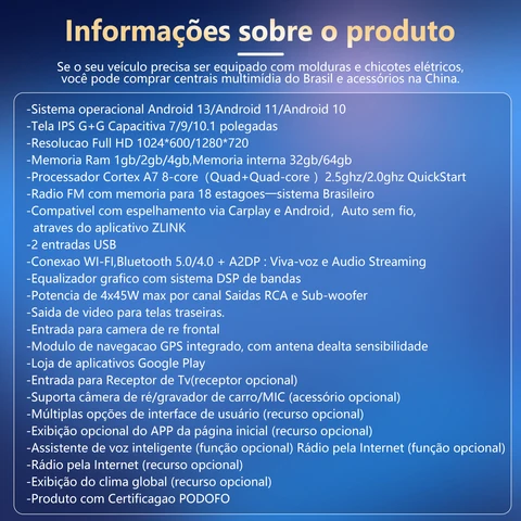 Podofo 8G 128G автомобильное радио GPS 2 din Android 10,0 Авто Carplay Универсальный 7 "для Volkswagen Nissan Hyundai Kia Toyota мультимедийный плеер