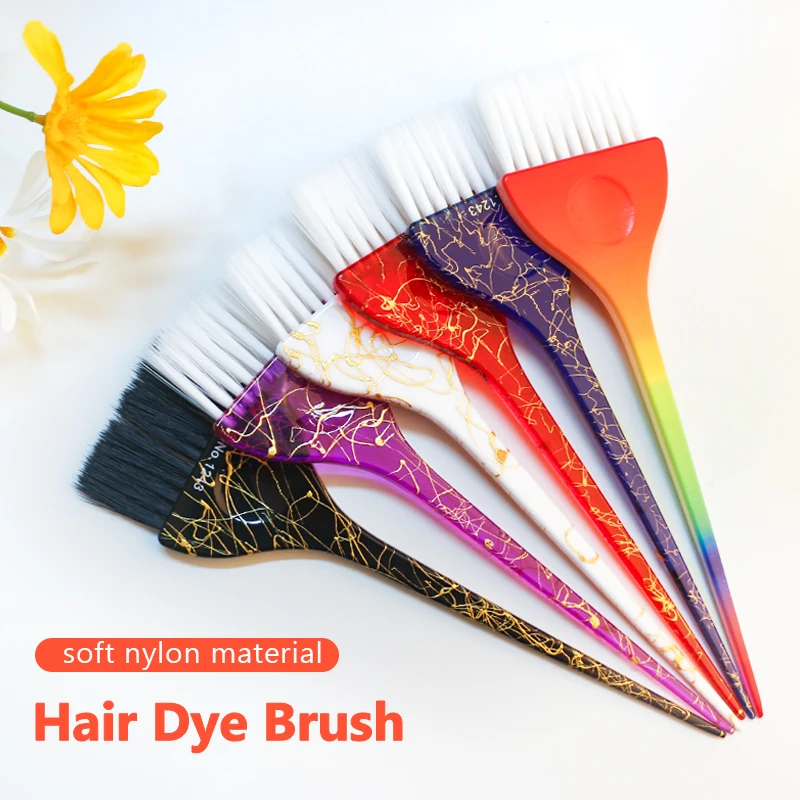 

barber shop professional hair dye brushes hair colors for women nylon highlighting hair comb hairdresser hair styling tools