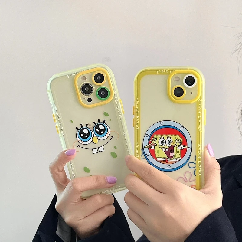 

Korea Cute Cartoon Animal Monster Lens Protection Phone Case For iPhone 11 12 13 Pro Xs Max Xr Xs 7 8 Plus Soft Silicone Cover