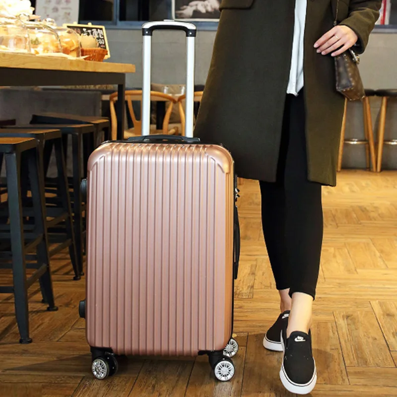 

Trolley Luggage Travel Bag Aluminum Men Multifunctional Middle Size Kids Luggage Women Vintage Maletas Rolling Luggage WWH30XP