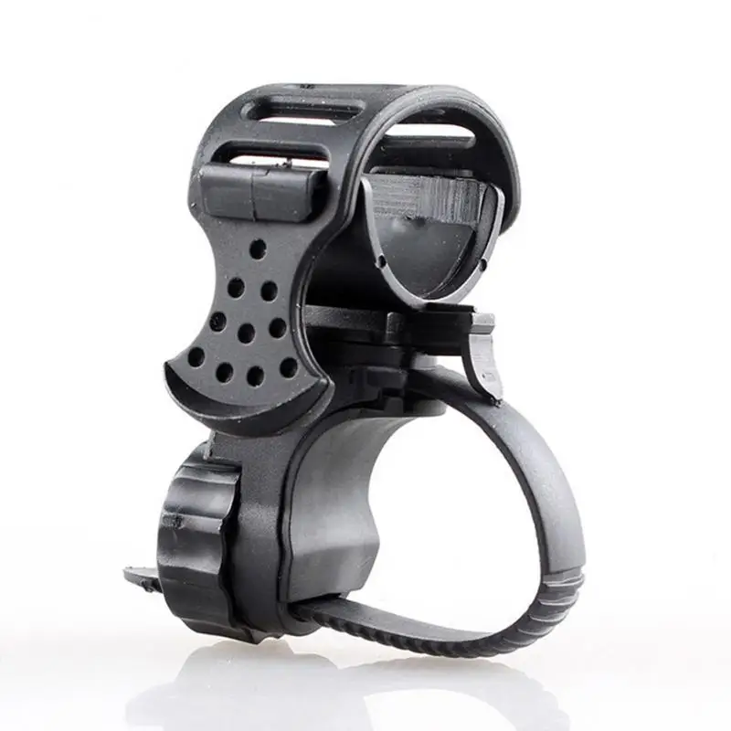 

360 Degree Rotate Bicycle Light Bracket Bike Lamp Holder LED Torch Headlight Pump Stand Quick Release Mount Bike Accessories