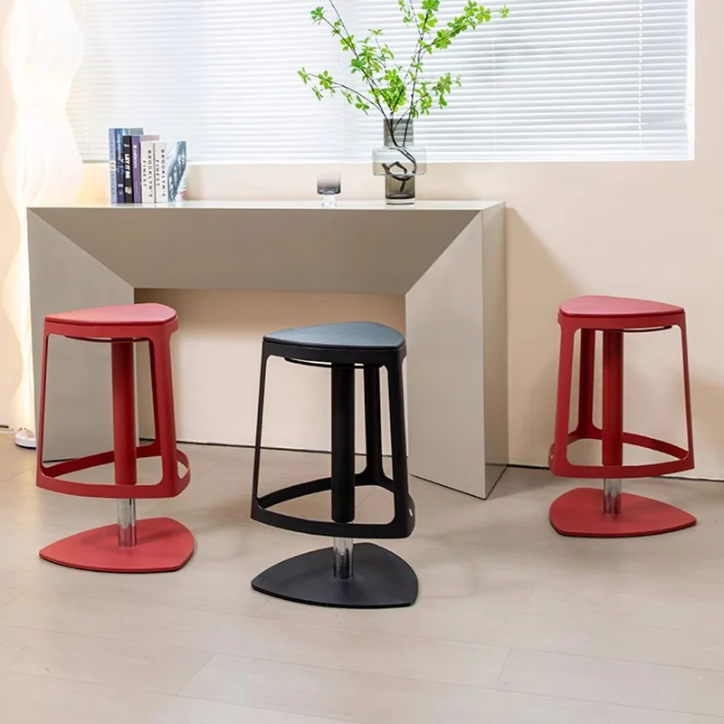 Регулируемый барный стул европейские современные красные барные стулья стойка