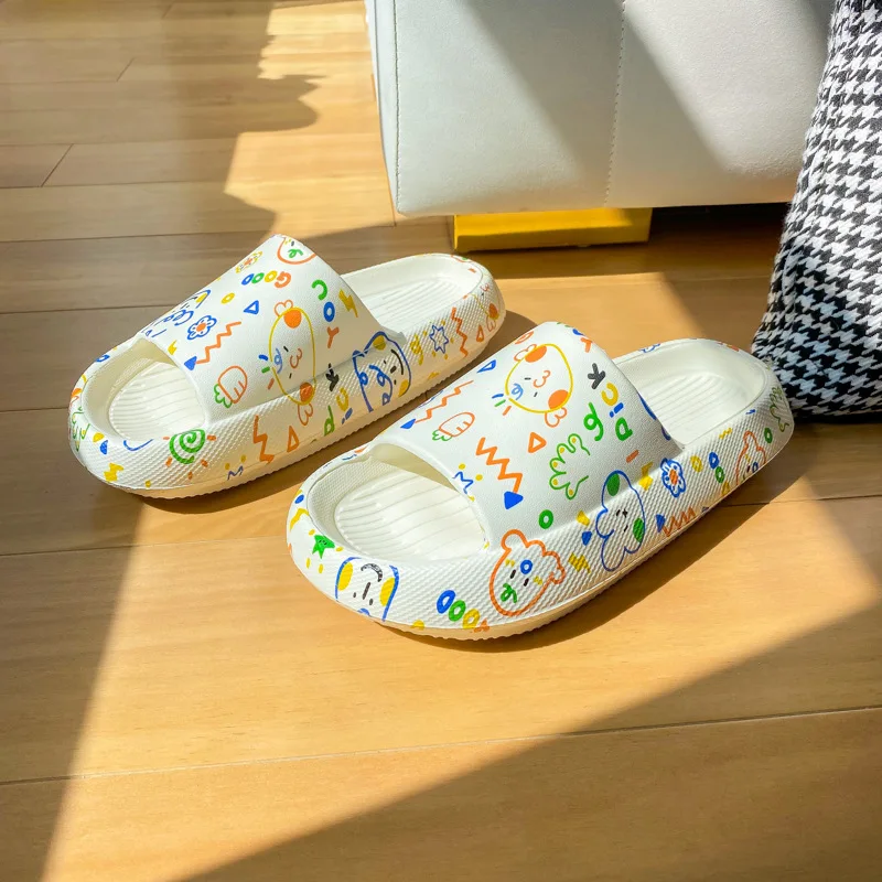 Women's slippers wear thick-soled slip-resistant slippers eva indoor  woman slippers  shoes women  Bathroom Slippers