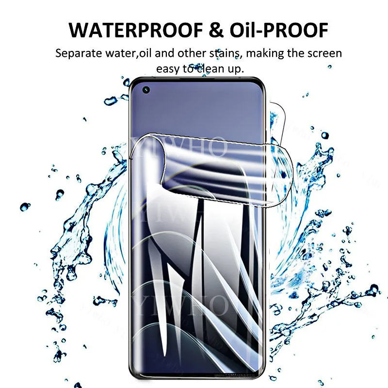 6 в 1 Гидрогелевая пленка для OnePlus 10 Pro Передняя One Plus 9 8 7 7T 8T 9R 9rt 10pro защитная