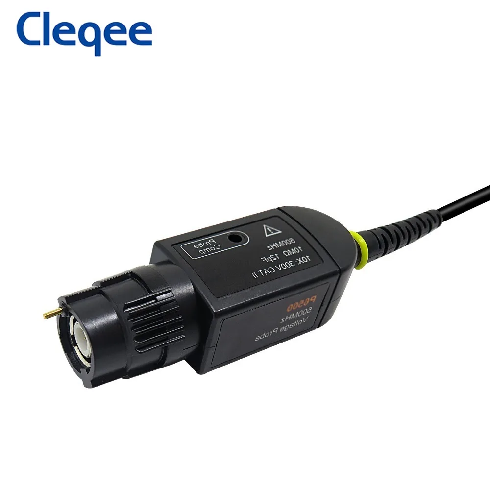 Фото Осциллограф Cleqee P6500 1 шт. 500 МГц Tektronix щуп 10X 300 В тестовый щуп для осциллографа HP №2