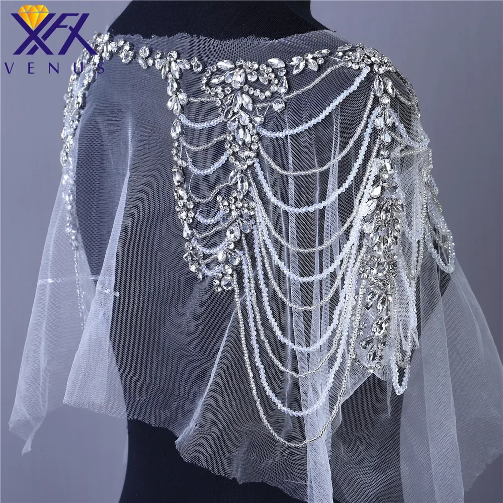 XFX VENUS 5 шт. Свадебная аппликация ручной работы Стразы хрустальные нашивки с