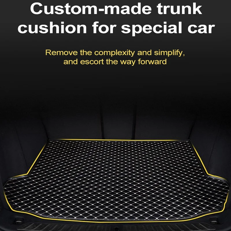 Фото Для Cupra Tavascan 2025 Volkswagen VW ID. UNYX 2024~2026 Кожаный коврик для багажника, защита от грязи, аксессуары для салона автомобиля №5