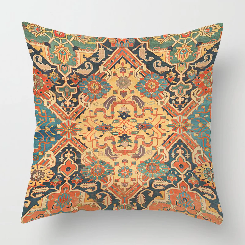 

Наволочка с узором под персидский ковер 60*60, украшение для дома, наволочка для дивана в гостиную 50*50, модная декоративная наволочка 40*40
