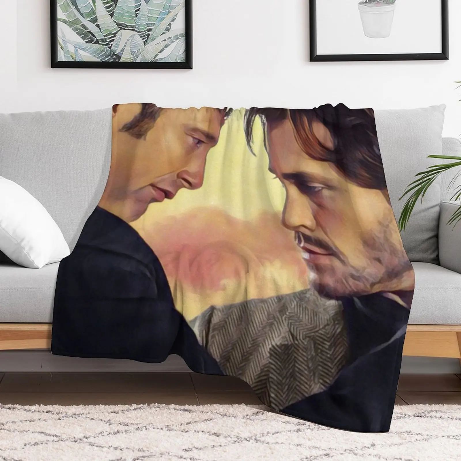 Ганнибал и воил Ханниграм Закат без текста Плед Одеяла для пикника Диван