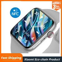 xiaomi smart watch women men smartwatch 1 8inch 45mm series 7 nfc smart watch wireless charge relogio gps pk iwo hw57 pro hw37