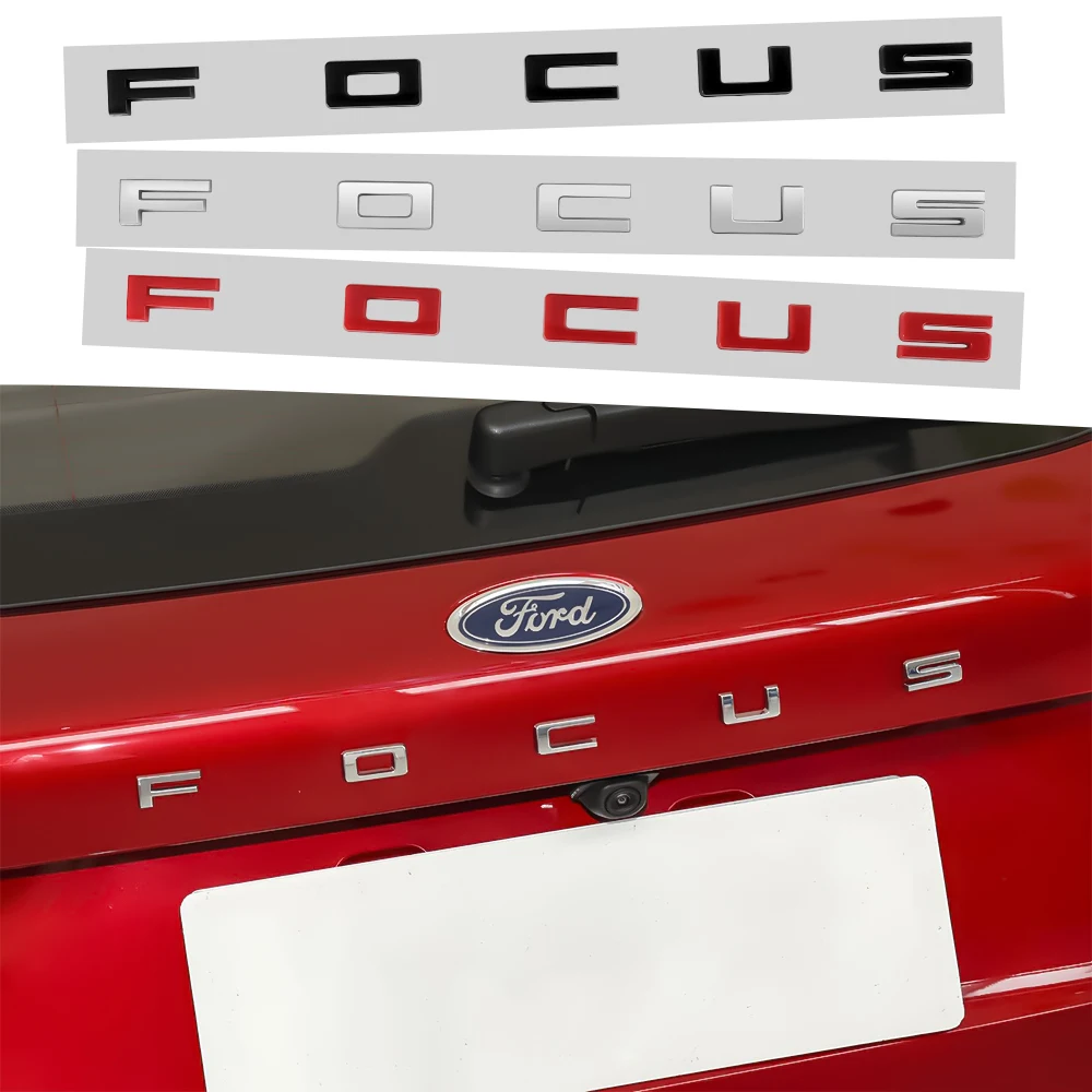 Фото 3D-значок из АБС-пластика для Ford Focus, Fiesta, Mondeo, Mustang, Ranger, Kuga, Edge, S-Max, ST — наклейка-декор для багажника автомобиля, автоаксессуар №1