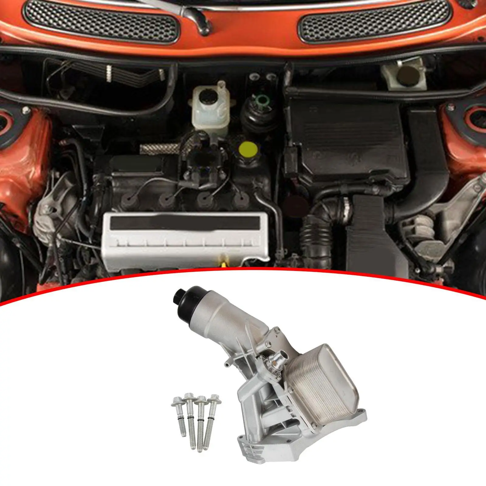 Корпус фильтра масляного радиатора автомобильные аксессуары 11428576429 для BMW 530E 330i