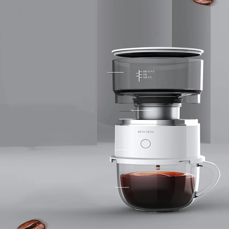 Автоматическая Ручная вращающаяся кофеварка портативная капельная Кофеварка