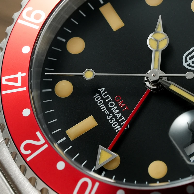 Фото Watchdives WD0014 Роскошные часы NH34 Автоматический механизм BGW9 Светящиеся часы 200 м Водонепроницаемые сапфировые мужские часы №4