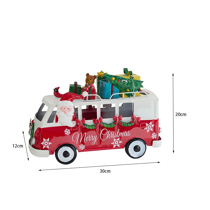 Железная рождественская елка сани поезд старейский снеговик автомобиль со