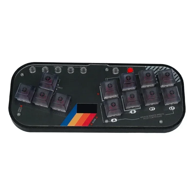Мини Hitbox Flatbox WASD SOCD Fighting Stick SallyBox светодиодный контроллер света игровой для