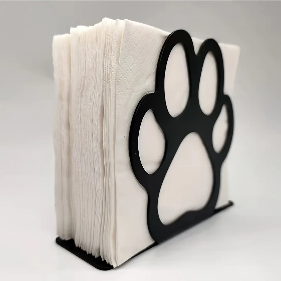 Черный Держатель Для Бумаги Металлическая Коробка Салфеток Стеллаж Хранения