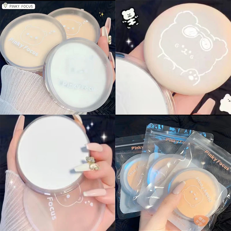 

Oil-Control Setting Powder Light Delicate Waterproof Matte Concealer Makeup Pressed Powder Invisible Pores Lasting Face Makeup