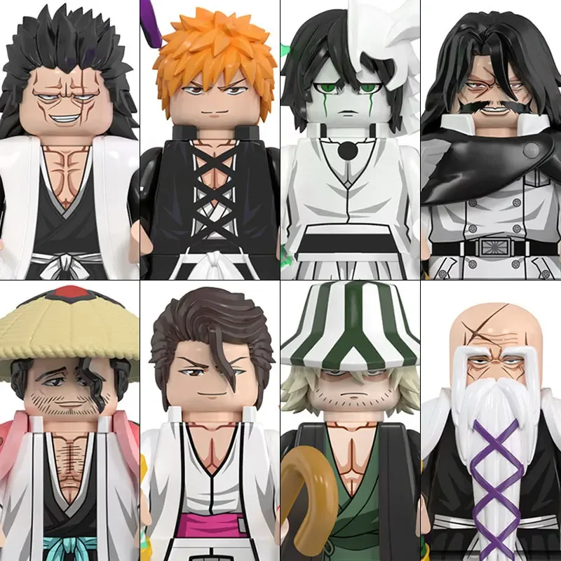 

WM6164 KDL816 BLEACH Building Blocks Anime Cartoon Mini Action Figures Toy Christmas Present Ichig Jujutsu Kaisen Minifigures