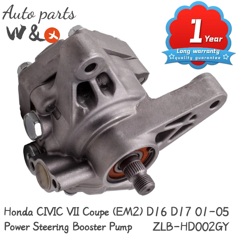 

For Honda CIVIC VII Coupe (EM2) D16 D17 Engine 01-05 Power Steering Booster Pump 56110PLA013 56110PLA023