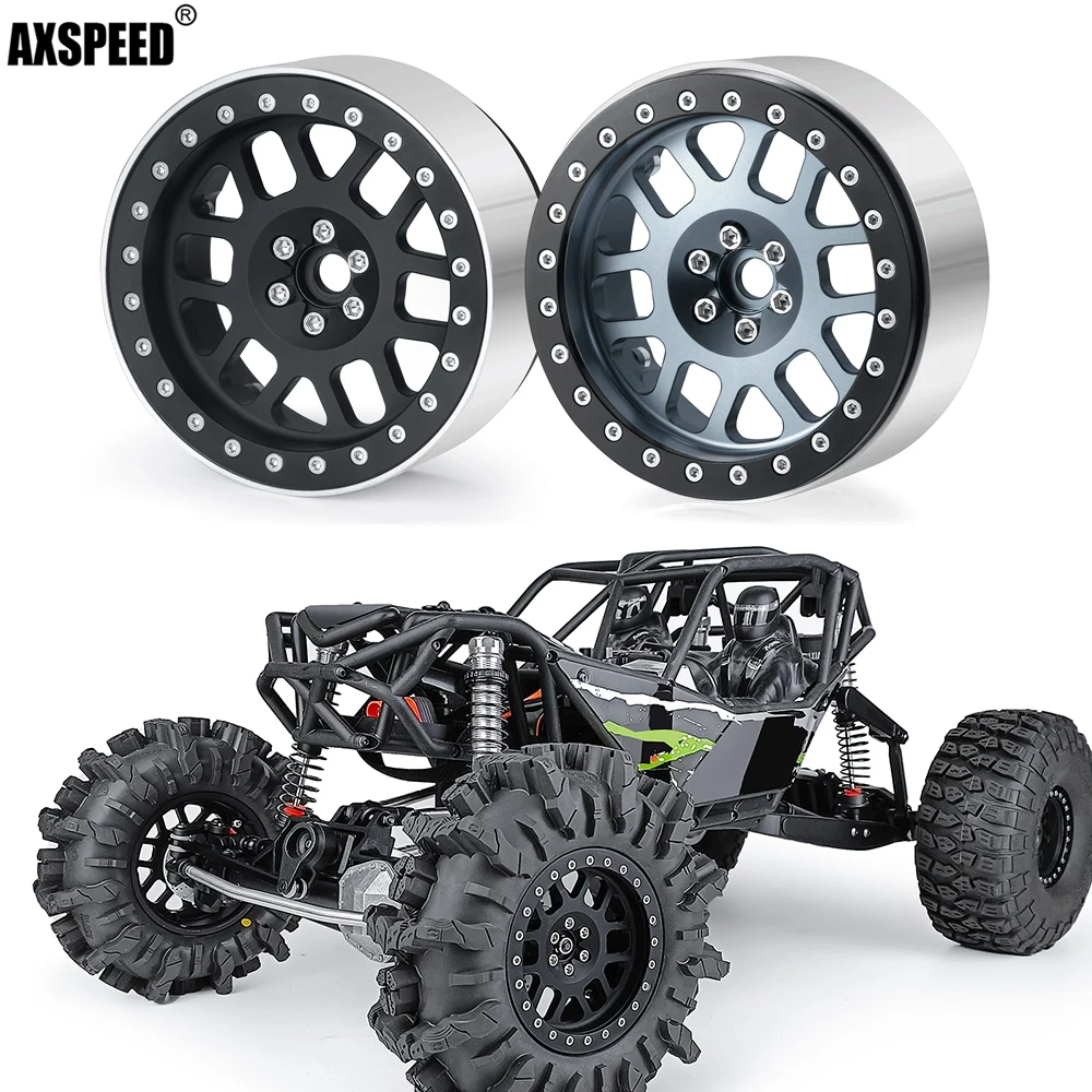

AXSPEED металлические 3,5-дюймовые колесные диски для черной мамбы 2,6 дюйма 2,6*47 мм, шины для грязевых болотных шин #152-00