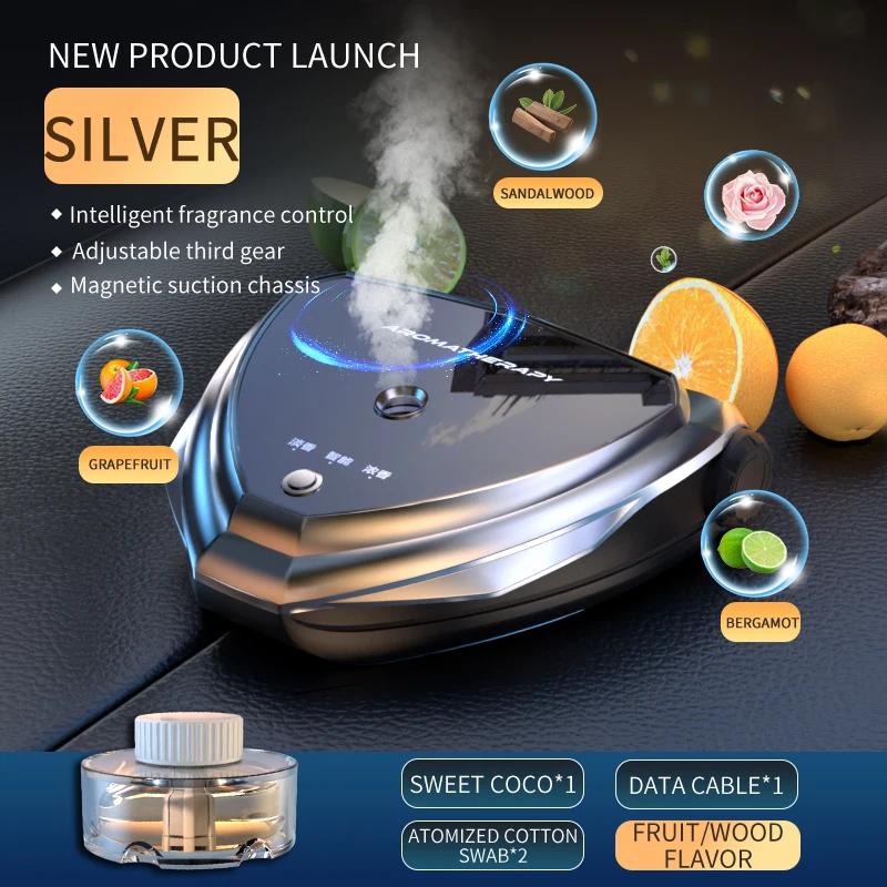 

V88S Интеллектуальный ароматический спрей Автомобильный освежитель воздуха USB-зарядка Ароматизатор Декор Аксессуары для интерьера Диффузор для духов