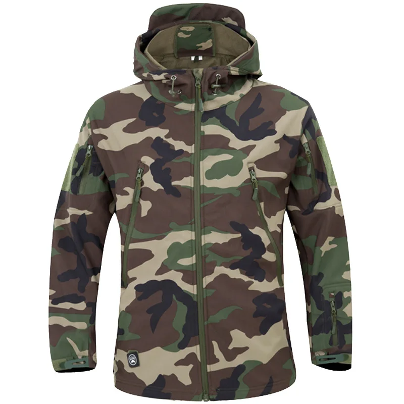 

Outdoor Hiking Jacket Shark Skin Soft Shell Outwear Windproof Waterproof Windbreaker Military Tactical Jackets Hunting Clothes