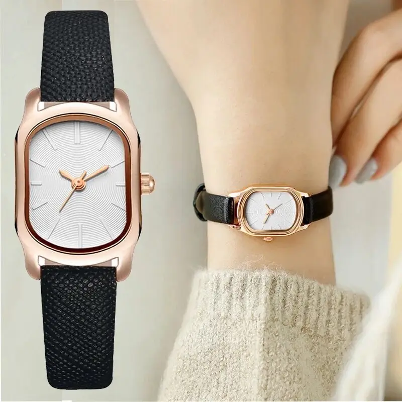 

Ladies Watch Korean Square Watch Female Strap Small Student Net Red Simple Temperament Belt Quartz Watch Small Green Watch
