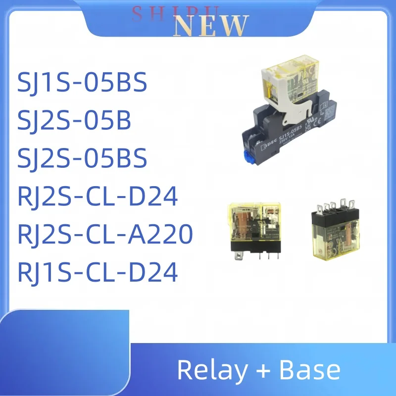 1 шт. SJ1S-05BS SJ2S-05B SJ2S-05BS RJ2S-CL-D24 RJ2S-CL-A220 RJ1S-CL-D24 Реле + основание 5 контактов 8