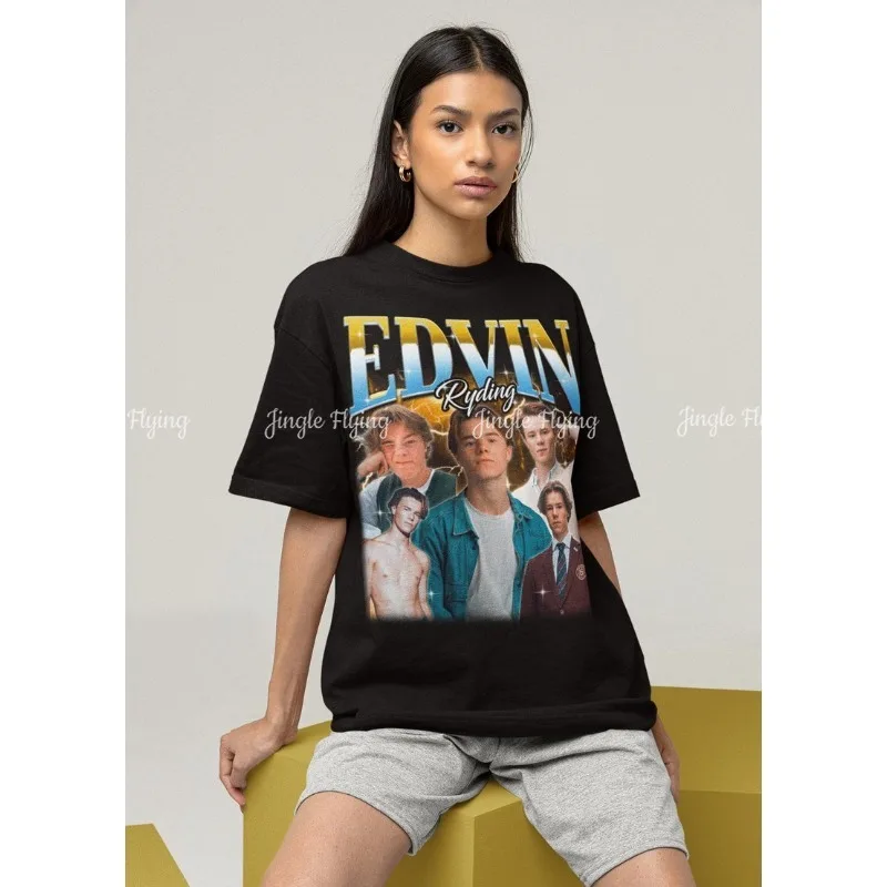 Рубашка Эдвин Футболка с вином толстовкой Giftedvin Teeedvin Ryding Movie