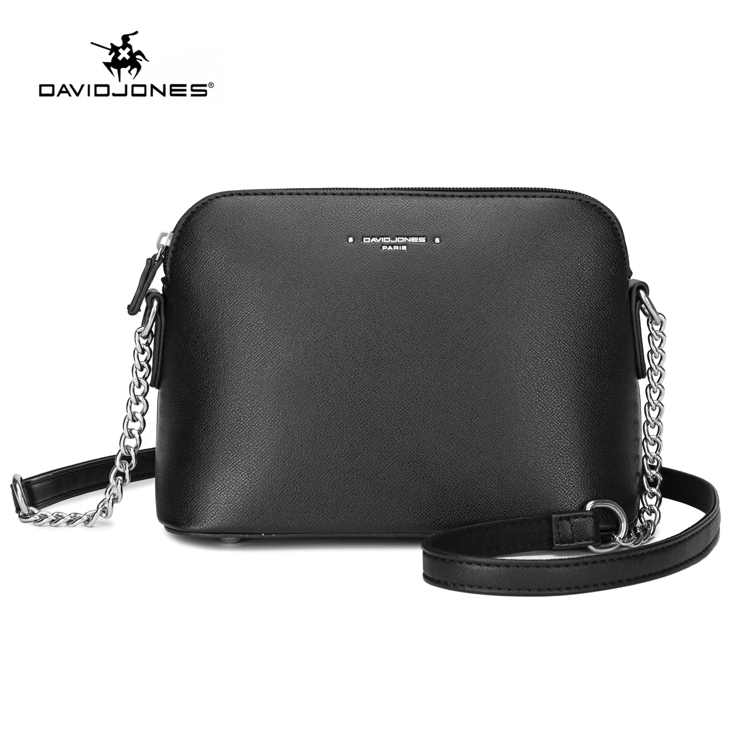 

David Jones Vintage Leather Shoulder Bags for Women 2023 Luxury Handbags Ladies Casual Evening Bags Designer Clutch