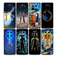 anime vegeta dragon ball phone case for huawei y6 y7 y9 2019 y6p y8s y9a y7a mate 10 20 40 pro lite rs silicone case bandai